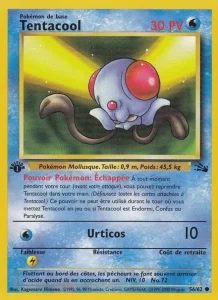 Carte Pokemon Tentacool 56/62 Fossile