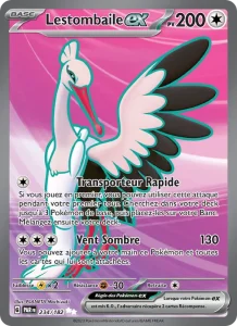 Carte Pokemon Lestombaile-ex 234/182 Faille Paradoxe