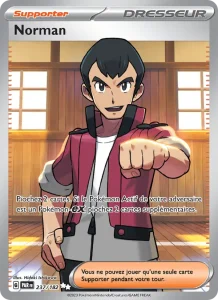 Carte Pokemon Norman 237/182 Faille Paradoxe