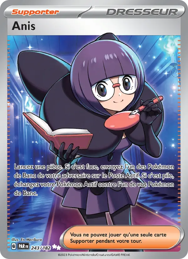 Scan HD carte Pokémon Anis 243/182 — Faille Paradoxe