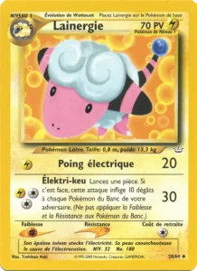 Carte Pokemon Lainergie 28/64 Neo Revelation
