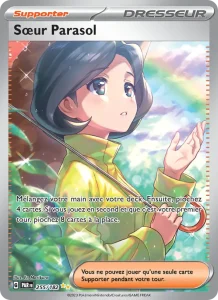 Carte Pokemon Sœur Parasol 255/182 Faille Paradoxe