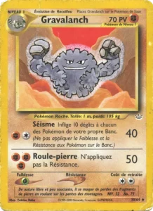 Carte Pokemon Gravalanch 30/64 Neo Revelation