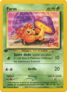 Carte Pokemon Paras 47/64 Neo Revelation