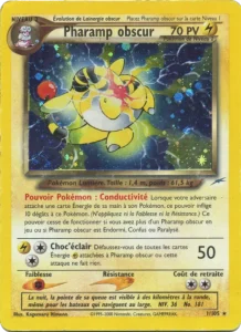 Carte Pokémon Pharamp obscur 1/105