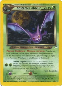 Carte Pokémon Nostenfer obscur 2/105