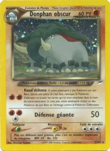Carte Pokémon Donphan obscur 3/105