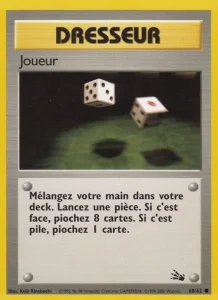 Carte Pokemon Joueur 60/62 Fossile