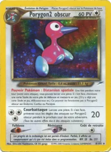 Carte Pokemon Porygon2 obscur 8/105 Neo Destiny