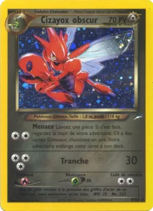 Carte Pokemon Cizayox obscur 9/105 Neo Destiny