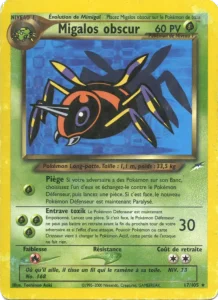 Carte Pokemon Migalos obscur 17/105 Neo Destiny