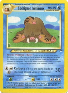 Carte Pokemon Cochignon lumineux 26/105 Neo Destiny