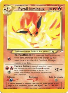 Carte Pokemon Pyroli lumineux 46/105 Neo Destiny