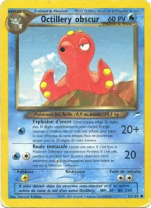 Carte Pokemon Octillery obscur 62/105 Neo Destiny
