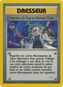 Carte Pokemon L'invention du faux professeur Chen 94/105 Neo Destiny