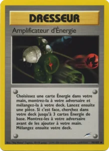Carte Pokemon Amplificateur d'Énergie 98/105 Neo Destiny