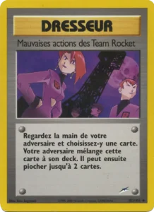 Carte Pokemon Mauvaises actions des Team Rocket 103/105 Neo Destiny