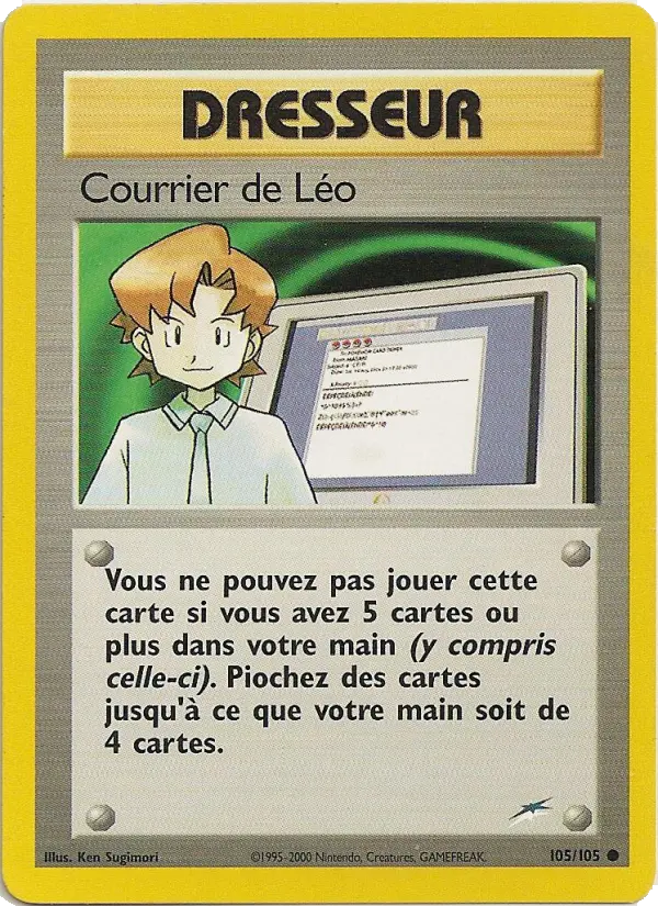 Scan HD carte Pokémon Courrier de Léo 105/105 — Neo Destiny