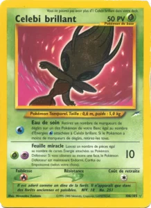 Carte Pokemon Celebi brillant 106/105 Neo Destiny