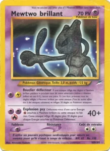Carte Pokémon Mewtwo brillant 109 Neo Destiny