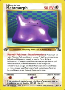 Carte Pokemon Metamorph 18/62 Fossile