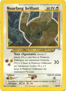 Carte Pokemon Noarfang brillant 110/105 Neo Destiny