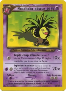Carte Pokemon Noadkoko obscur 33/105 Neo Destiny