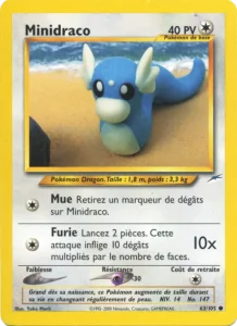 Carte Pokemon Minidraco 63/105 Neo Destiny