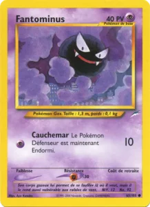 Carte Pokemon Fantominus 65/105 Neo Destiny
