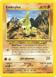 Carte Pokemon Embrylex 70/105 Neo Destiny