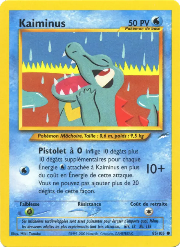 Scan HD carte Pokémon Kaiminus 85/105 — Neo Destiny