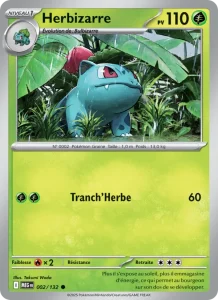 Carte Pokémon Herbizarre 002/132