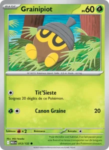 Carte Pokemon Grainipiot 013/132 Méga-Évolution