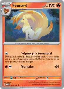 Carte Pokemon Feunard 020/132 Méga-Évolution