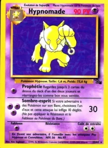 Carte Pokemon Hypnomade 23/62 Fossile