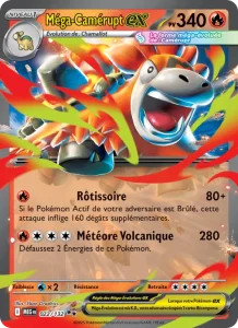 Carte Pokemon Méga-Camérupt-ex 022/132 Méga-Évolution