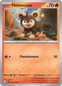 Carte Pokemon Hélionceau 023/132 Méga-Évolution