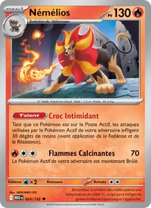 Carte Pokemon Némélios 024/132 Méga-Évolution