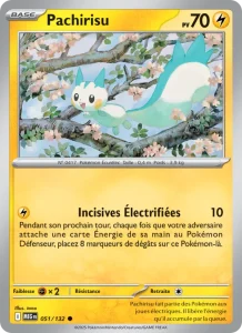 Carte Pokemon Pachirisu 051/132 Méga-Évolution