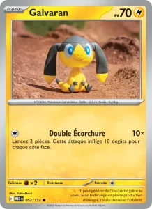 Carte Pokemon Galvaran 052/132 Méga-Évolution
