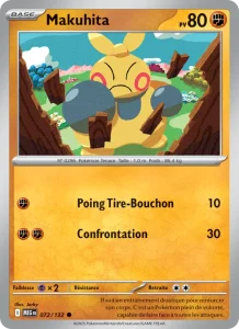 Carte Pokemon Makuhita 072/132 Méga-Évolution