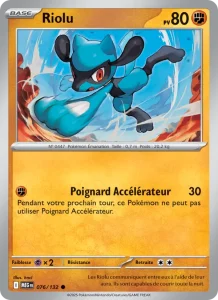 Carte Pokemon Riolu 076/132 Méga-Évolution