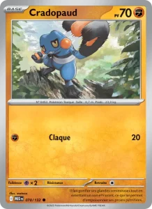 Carte Pokemon Cradopaud 078/132 Méga-Évolution