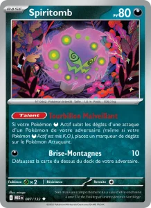 Carte Pokemon Spiritomb 087/132 Méga-Évolution