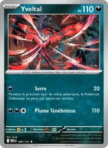 Carte Pokemon Yveltal 088/132 Méga-Évolution