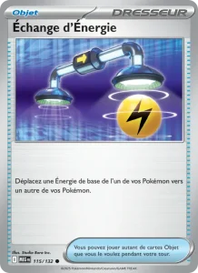 Carte Pokemon Échange d'Énergie 115/132 Méga-Évolution