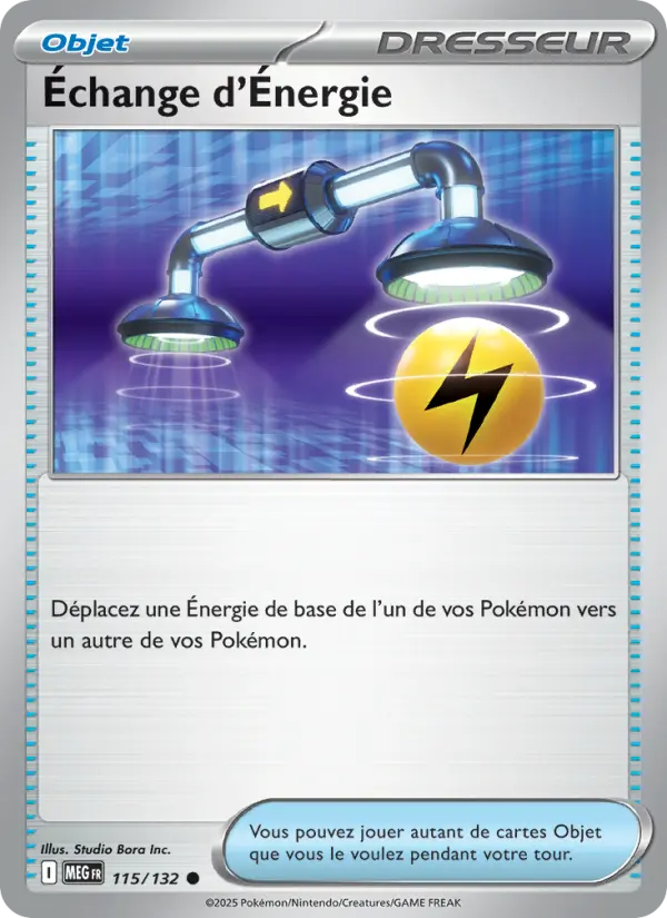 Scan HD carte Pokémon Échange d'Énergie 115/132 — Méga-Évolution
