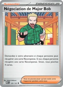 Carte Pokemon Négociation de Major Bob 120/132 Méga-Évolution