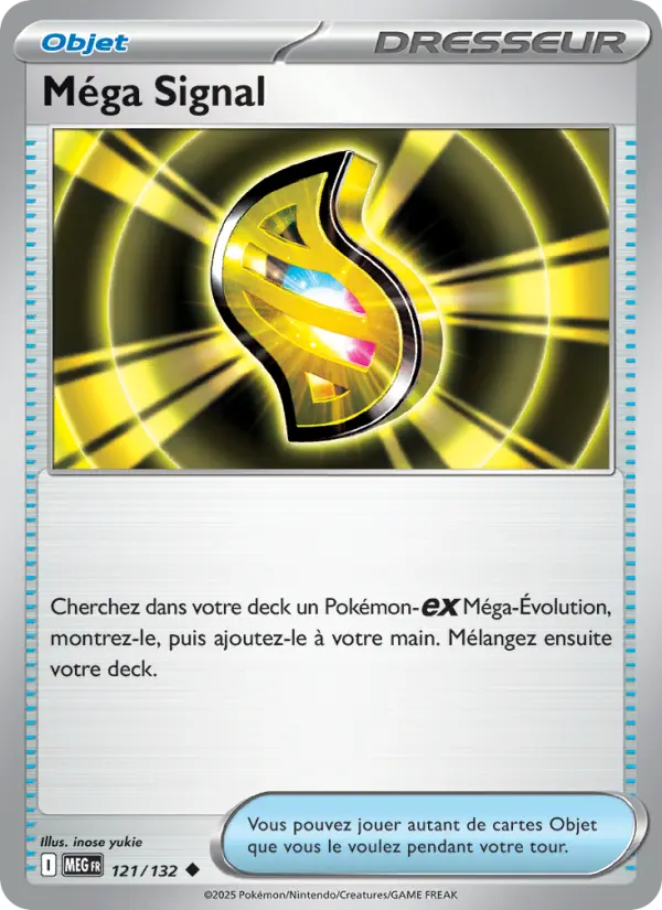 Scan HD carte Pokémon Méga Signal 121/132 — Méga-Évolution