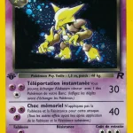 Alakazam obscur 1 — Team Rocket